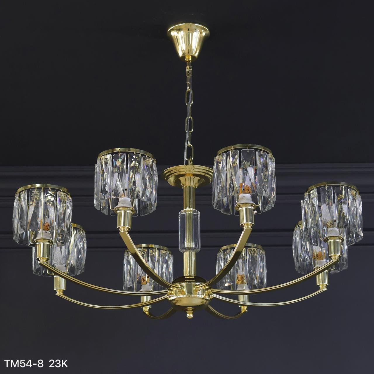 (Гармония света) TM54/8 23K (Ø700*480) (E14*8) (0.03 м3) (8,85 кг)