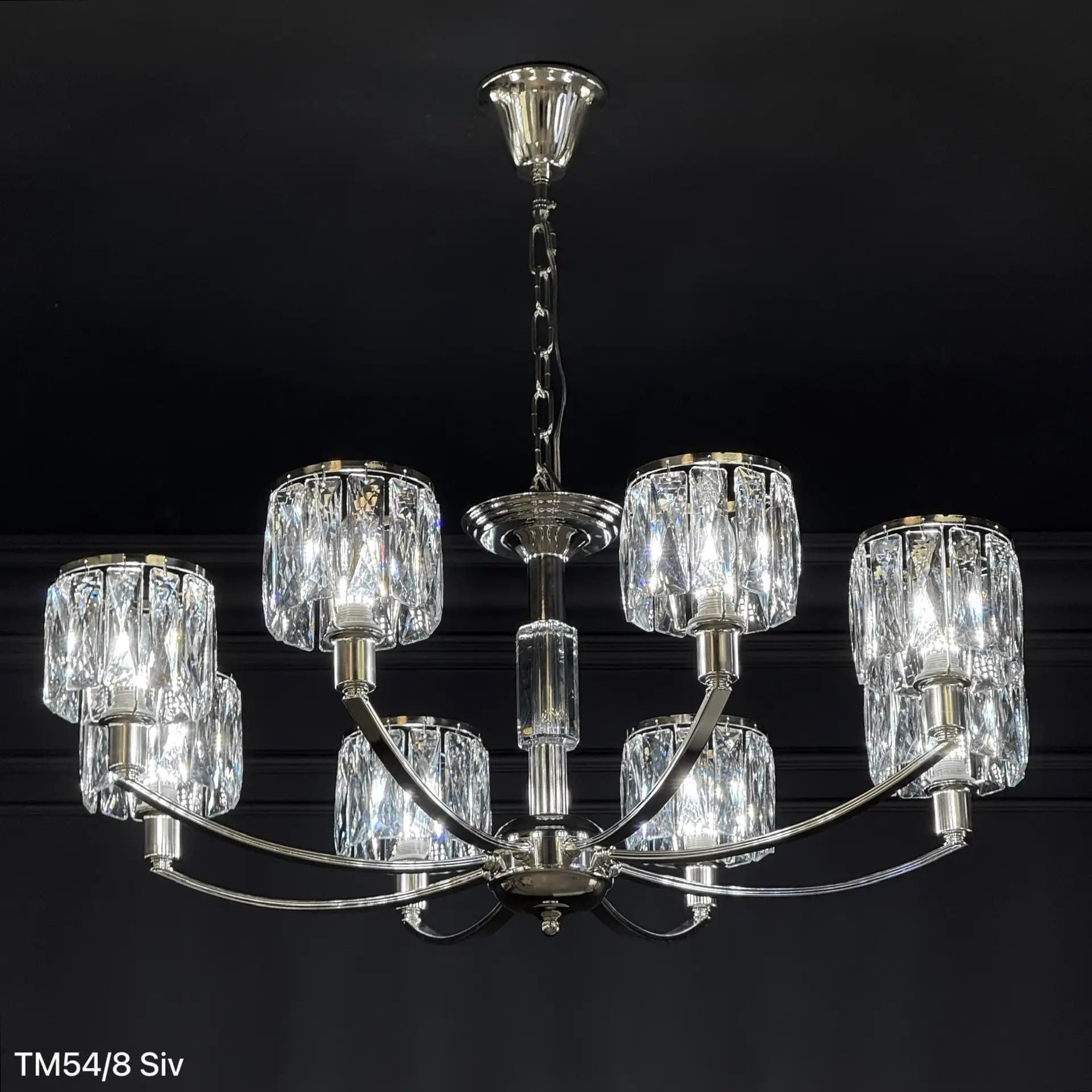 (Гармония света) TM54/8 SIV (Ø700*480) (E14*8) (0.03 м3) (8,85 кг) (Ряд P)