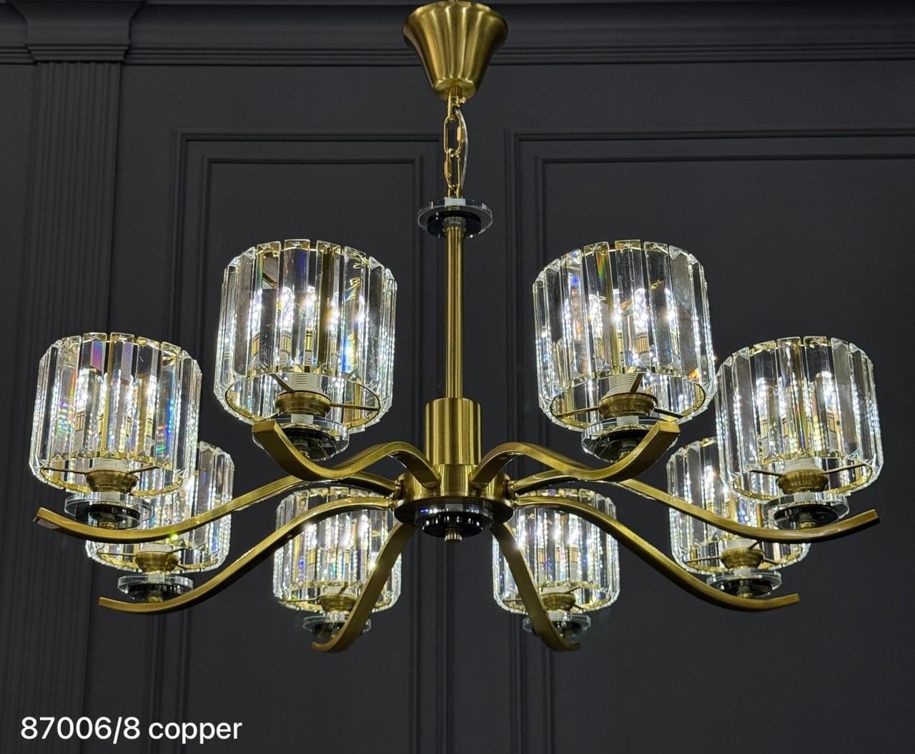 87006/8 COPPER (850*H400) (E14*8) (0.08 m3) (11.2 кг) (Ряд E) (Ряд Н) (2 ряд)