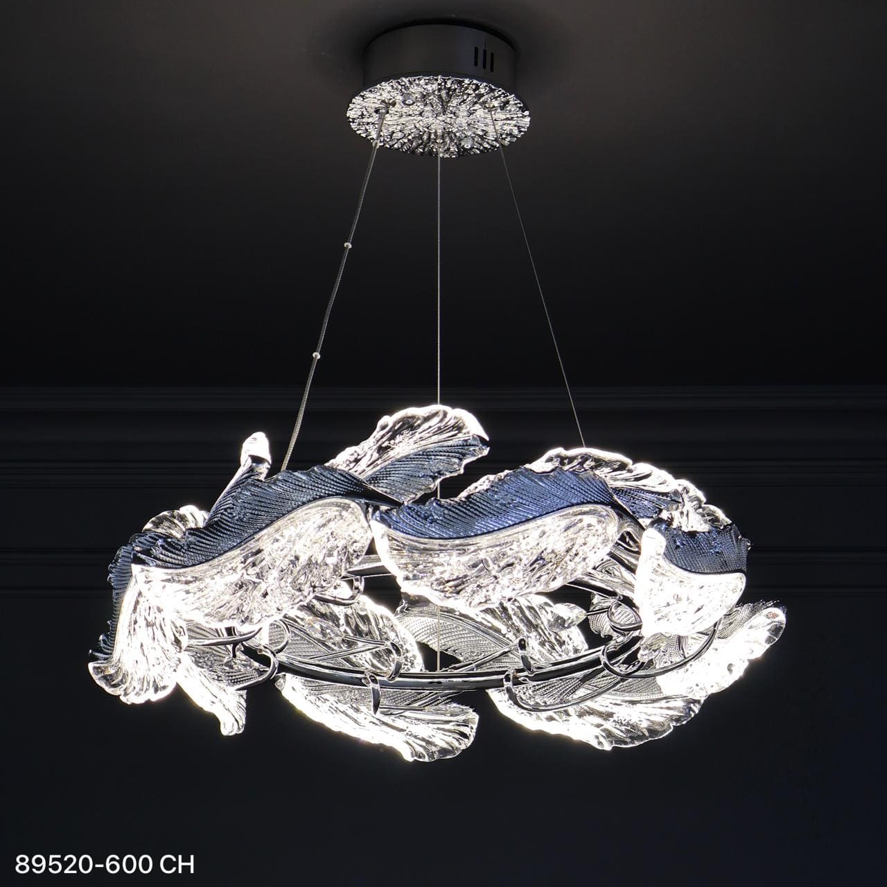 (Safira Light) 89520/600 CH (ф65*H19) (LED) (0.13 м3) (12 кг)(Ряд D)
