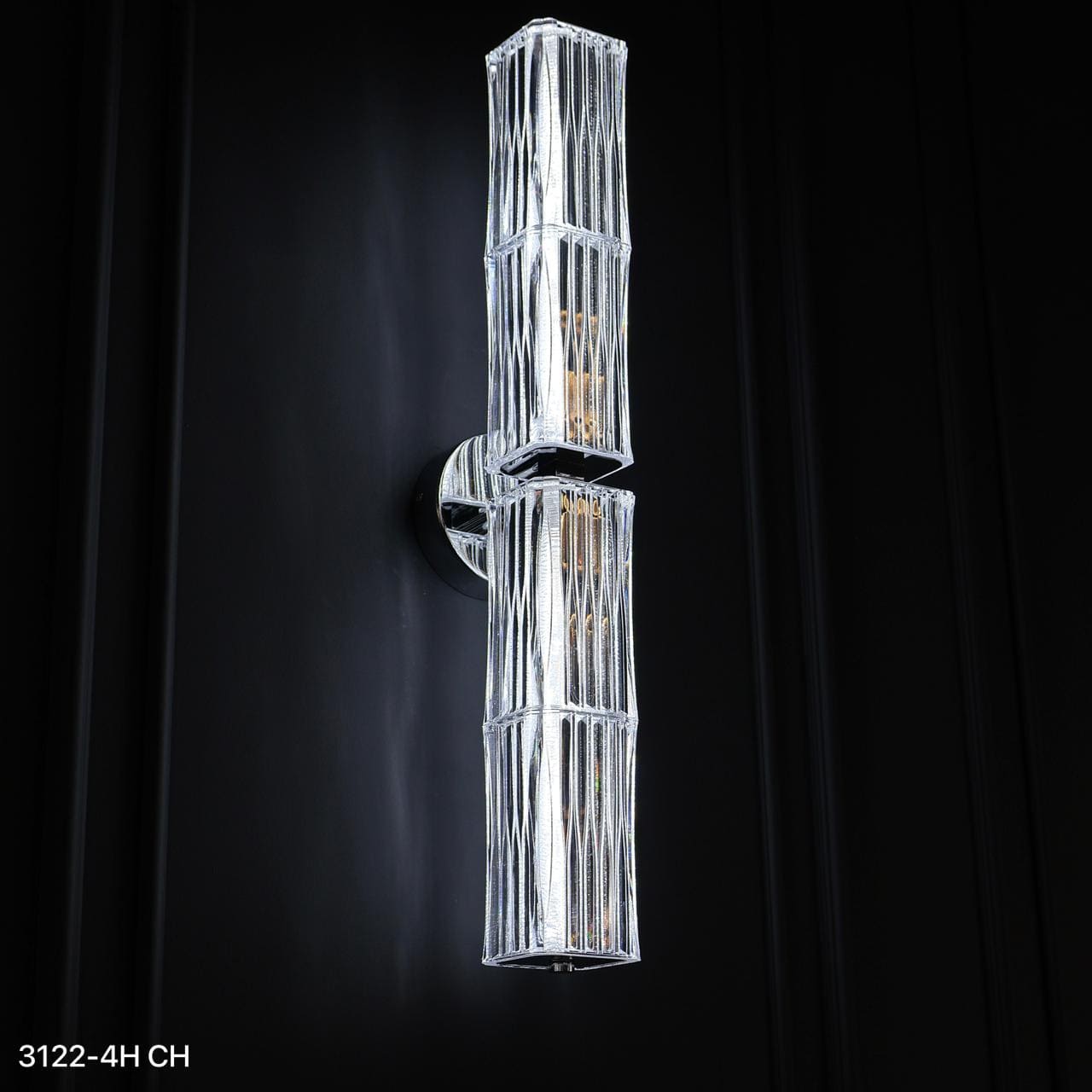 Бра 3122/4H CH (W100*H570*D120) (0.07 м3) (8 кг)(Ряд D)