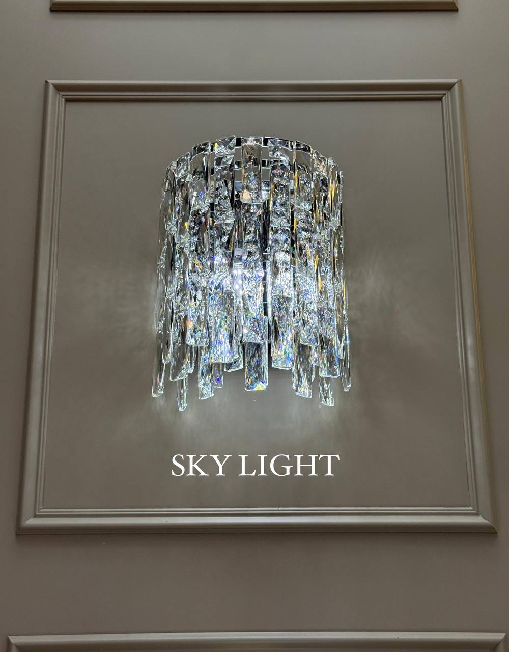 (Safira Light) Бра M33/WB02 Chome (200*H250 E14*2*40W)  (Ряд P)