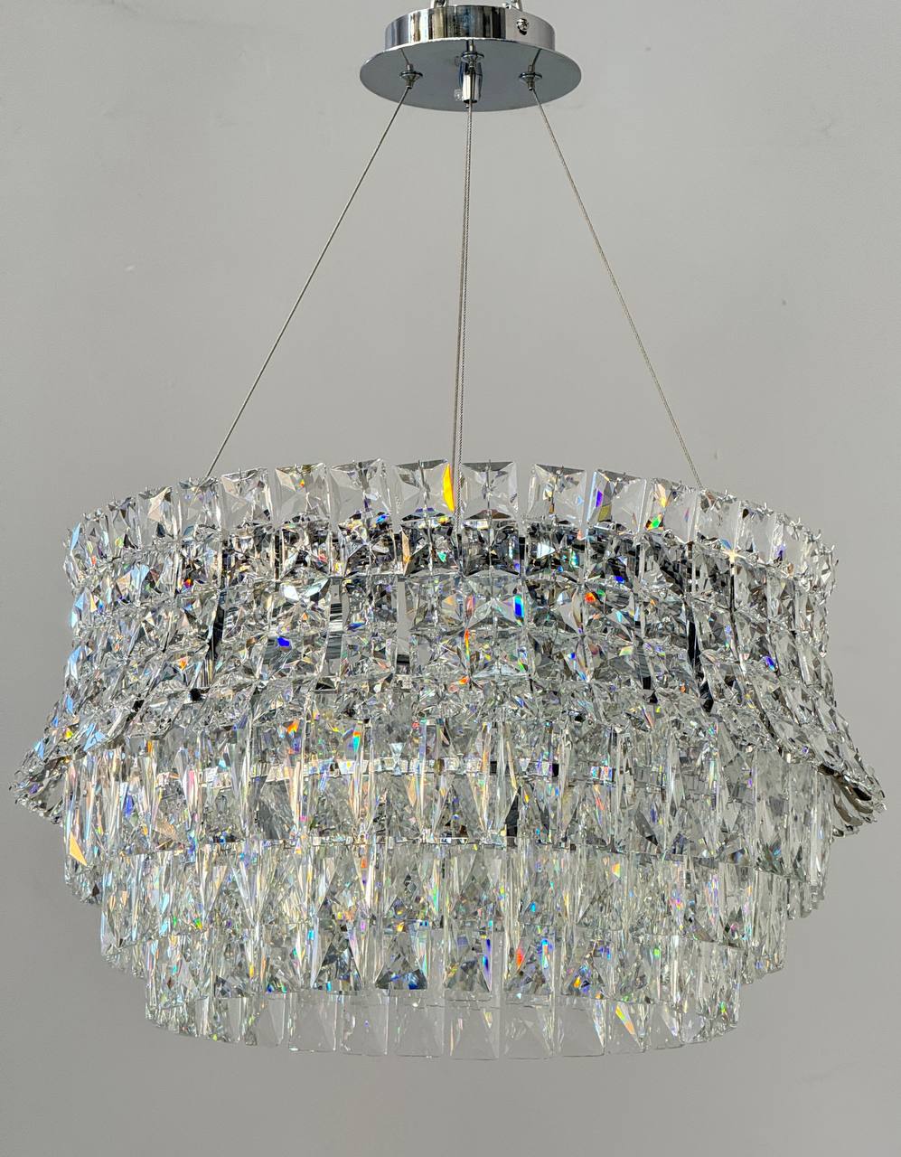 (Safira Light) M52/500 Chome  (500*H280 E14*6*40W) (X)