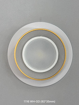 Споты 1116 WH+GD (92*35mm)