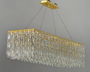(Safira Light) Удлинённая M33/L1000 H gold  (L1000*W300*H250  E14*10*40W) (0.08 m3) (22 кг) (Ряд Q)