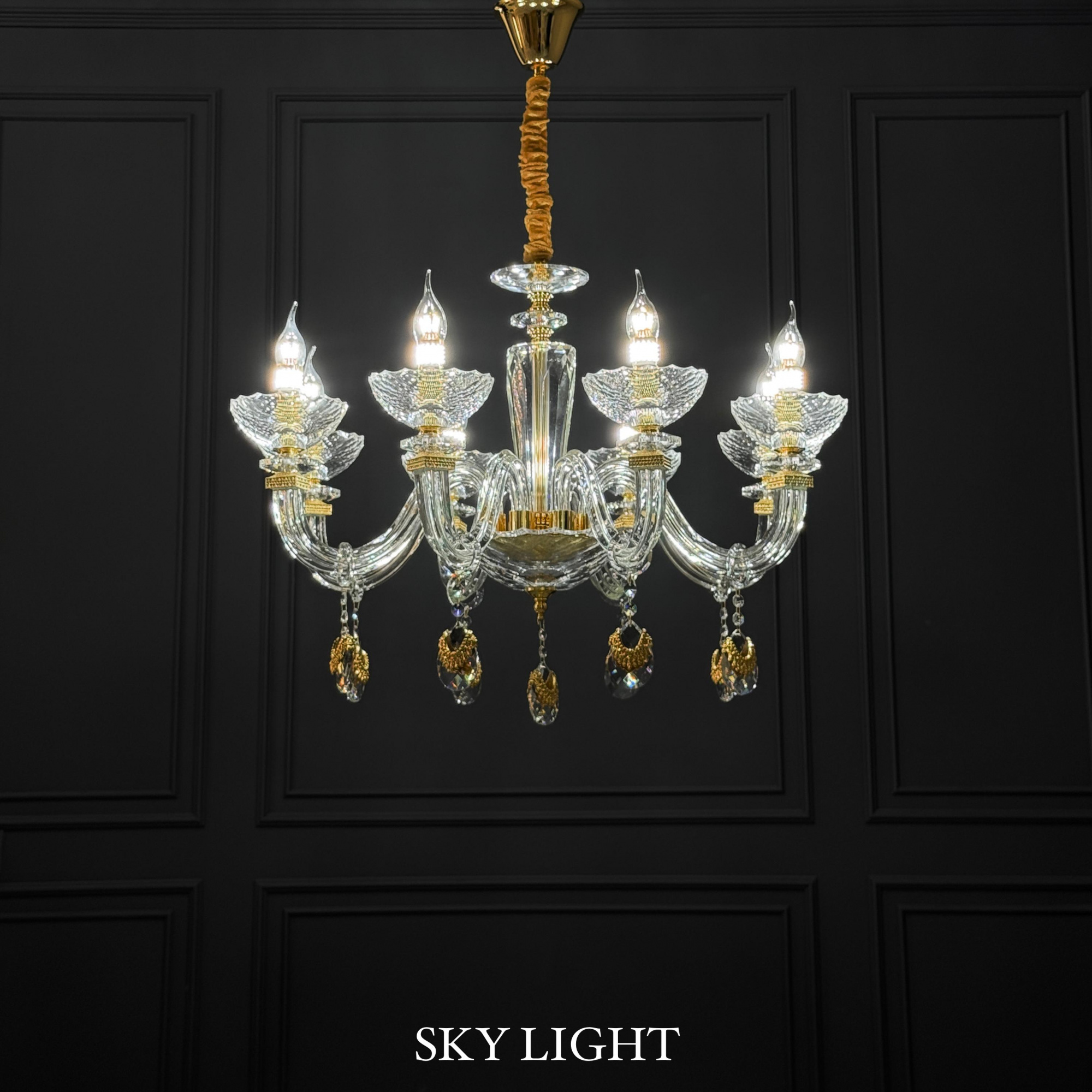 (Safira Light) 7161/8 GD (760*500 40-60W)