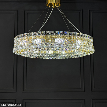 (Safira Light) 513/800 GD (800*H180 E14*12+LED 83W) (0.13 m3) (17 кг) (ряд 4)(Диодные)