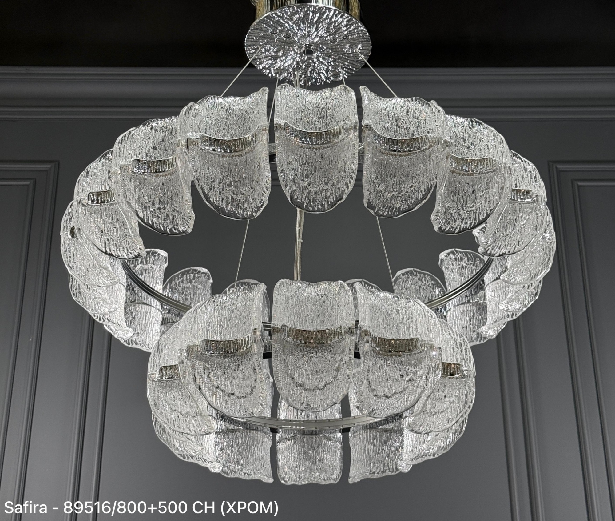 (Safira Light) 89516/800+500 CH (ф80*H42) (LED) (1.18 м3) (24 кг) (Ряд D)