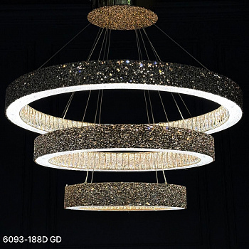 (Safira Light) 6093/188D GD (400+600+800 LED) (0.12 м3) (14 кг) (второй этаж)(Диодные)