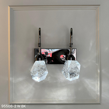 Бра 95508/2W BK (230mm 6W LED) (Ряд 1)