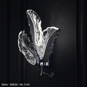 (Safira Light) 89520-WL CH (ф31*H41) (LED 20w) (Диодные) (0.04 м3) (3 кг)(Ряд E)