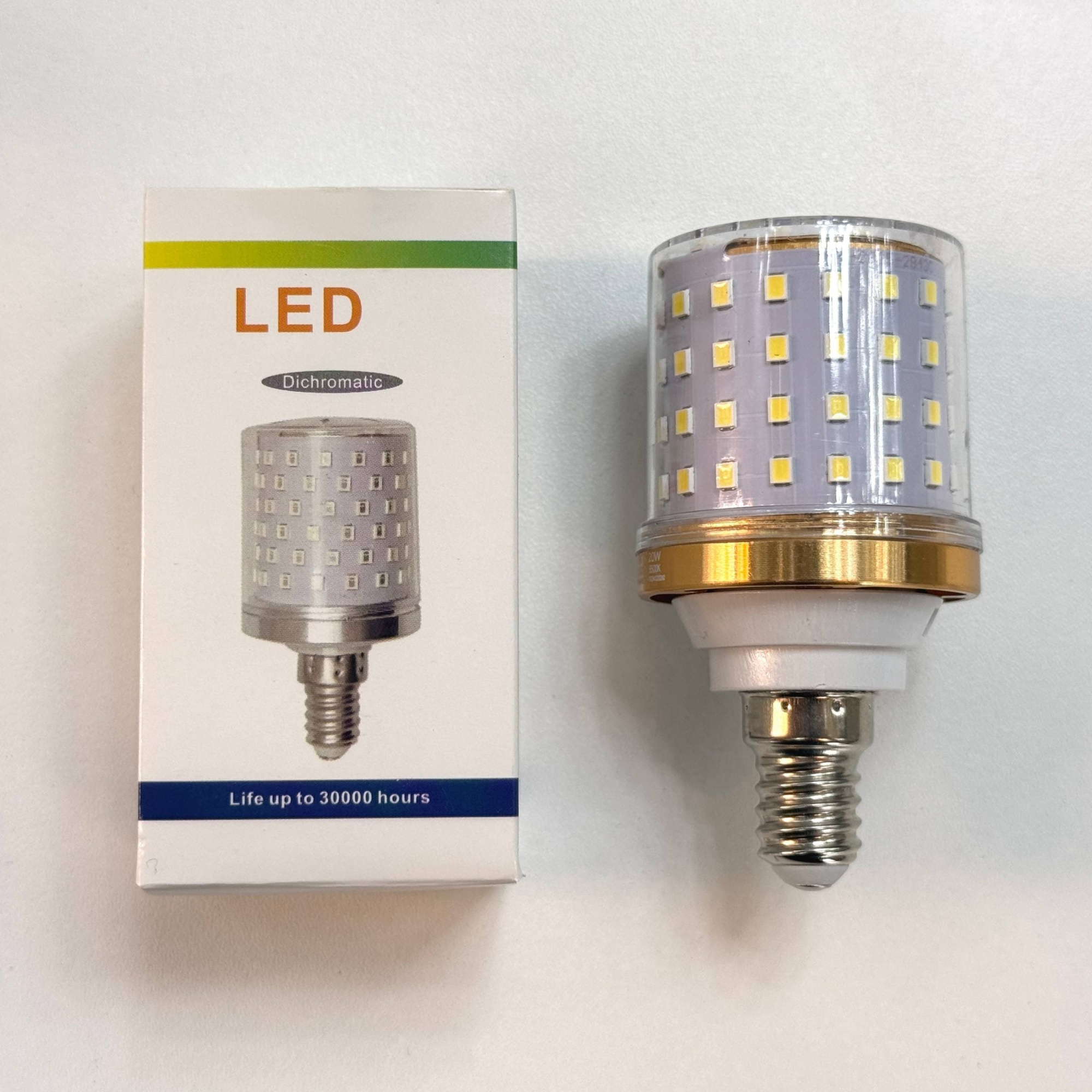 Лампочки GOLDEN 20W E14 (6500K) (Короткая) (100 шт в ящ)