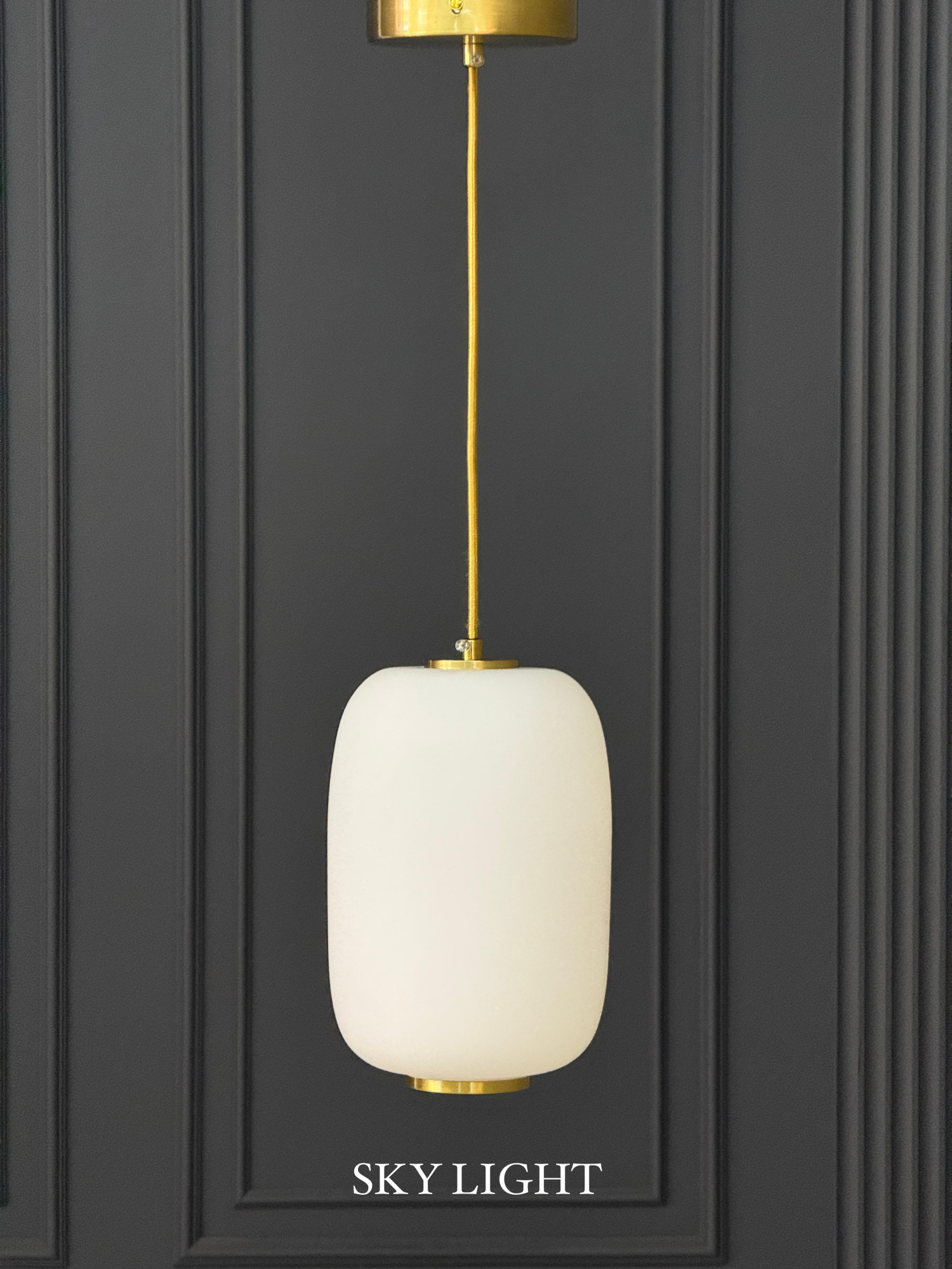 6022B White glass & Antique bronze (D160*H230) (Ряд 4)