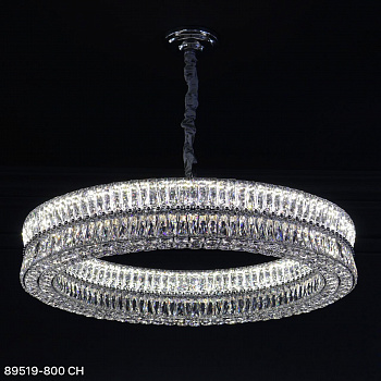 (Safira Light) 89519/800 CH (Ф60*H14 LED) (0.19 м3) (25 кг)(Ряд D)(2 этаж)(Диодные)