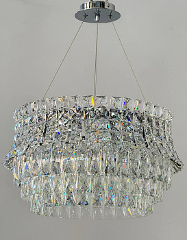 (Safira Light) M52/500 Chome  (500*H280 E14*6*40W)  (4 ряд)